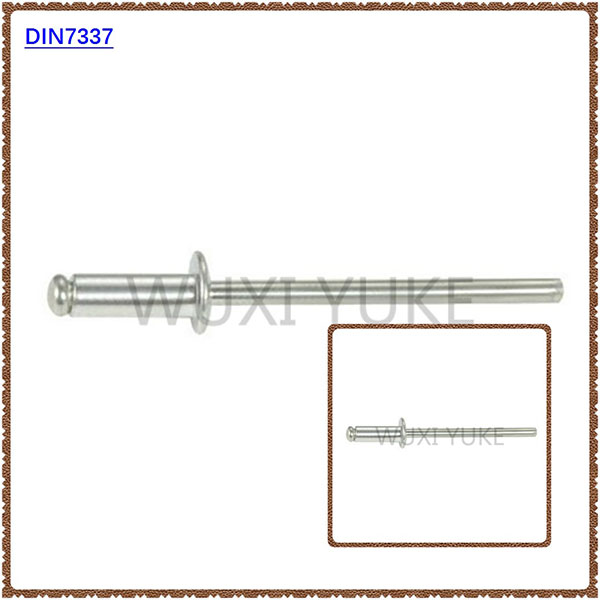China DIN7337 open type round head blind rivet factory and ...