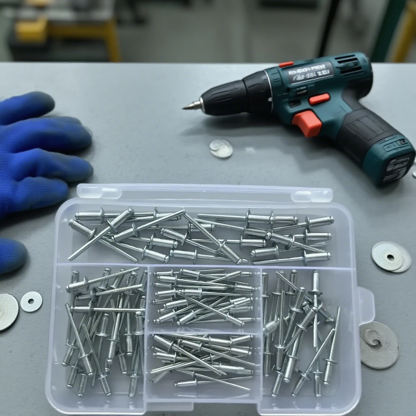 YUKE aliuminio plieninės aklosios kniedės