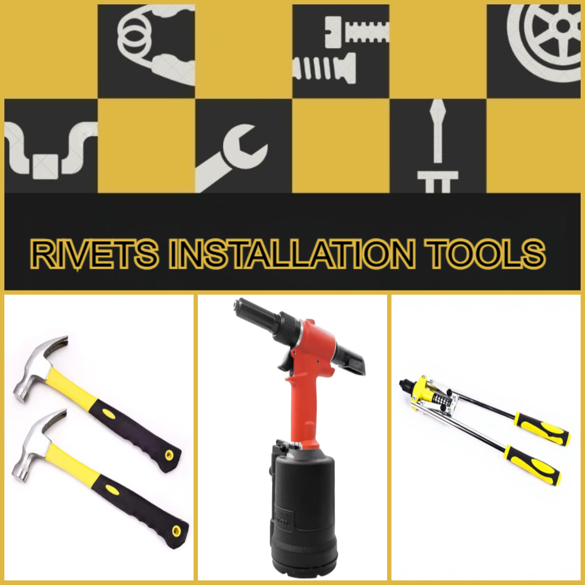 YUKE rivets installation tools for DIY decoration