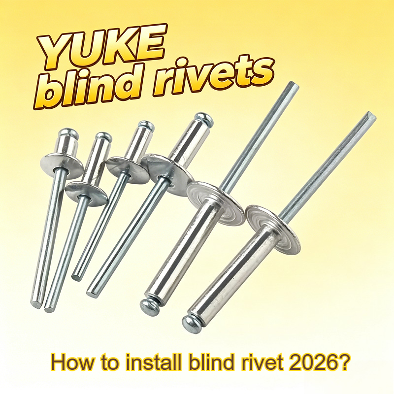 pop head blind rivets installation